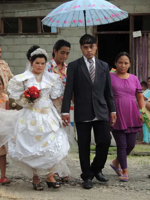 The groom's family