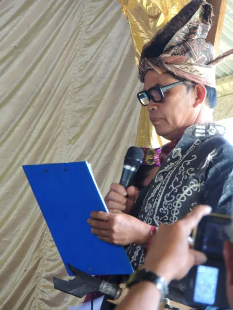 The Chief of Rampi ethnic group